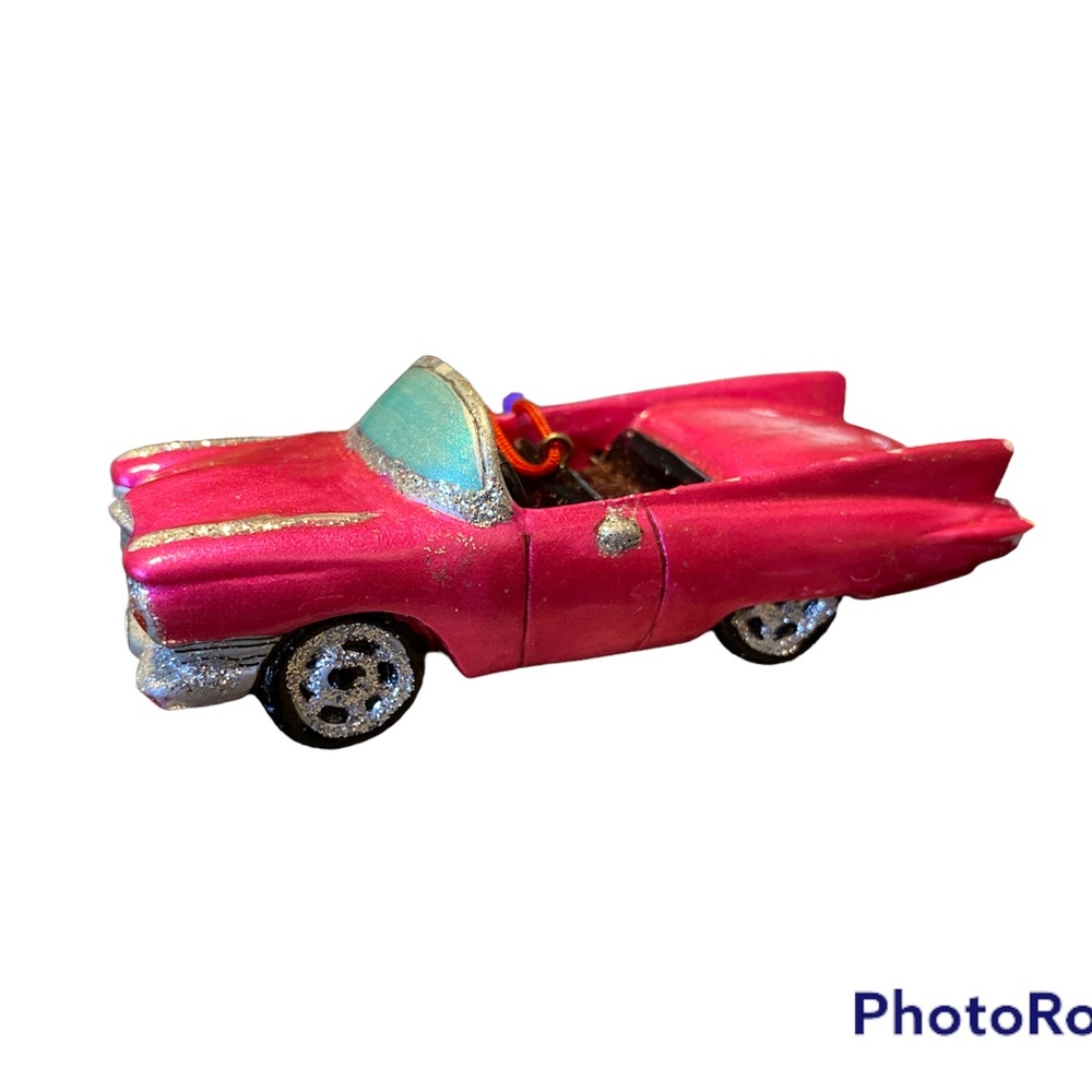 Pink car ornament